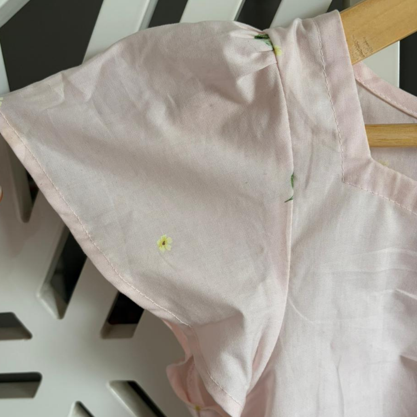 Pink peplum top